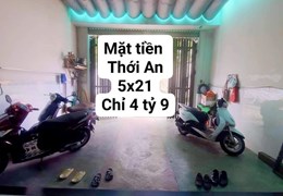 5x21 - Mặt tiền Thới An, Quận 12 - 2 Tầng - 3 Pn - Chỉ còn 4 tỷ 9