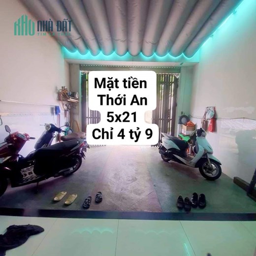 5x21 - Mặt tiền Thới An, Quận 12 - 2 Tầng - 3 Pn - Chỉ còn 4 tỷ 9