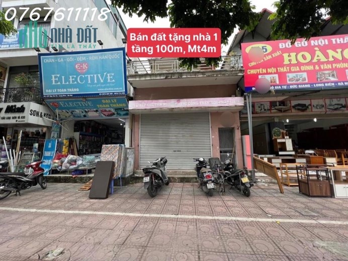 Bán gấp nhà mặt phố Ngô Gia Tự,đất vuông,sổ đẹp110m,MT MT4m,12.5 tỷ