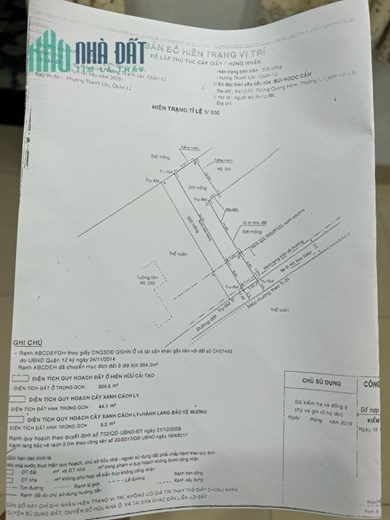 Bán lỗ đất đẹp đường Thạnh Lộc 41 tiện xây Khách Sạn Giá 5 tỷ 150 triệu