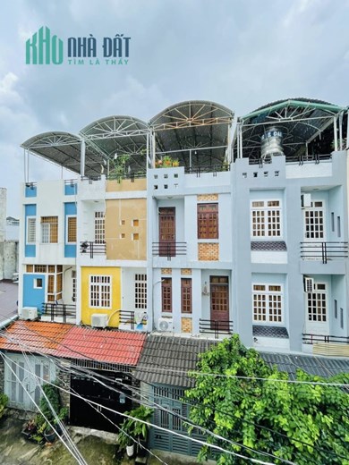 Bán Nhà 60M2, 4 tầng, 3Pn, hẻm 8m, DTSD 120M2,5TY, SHR,Chợ Căn Cứ GV