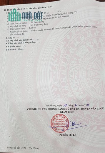 cần bán lô đất 110m2 tại thôn Đại Tài, xã Nghĩa Trụ, huyện Văn Giang, Hưng Yên