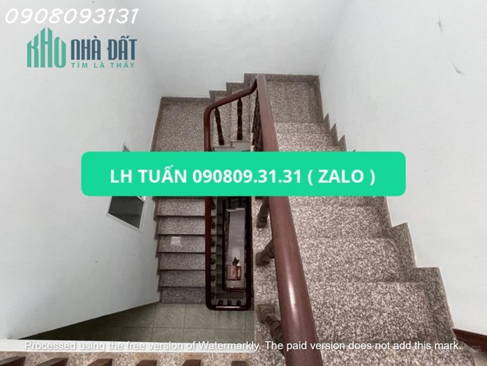 3131-Trung tâm Q10 - hẻm 5m - Thành Thái - 61m2 - ngang 4m nở hậu Giá 6 tỷ 4 (TL)