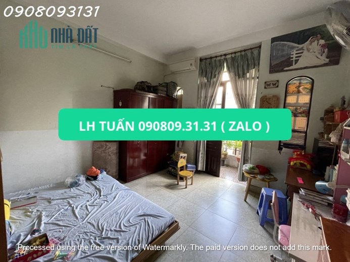 3131-Trung tâm Q10 - hẻm 5m - Thành Thái - 61m2 - ngang 4m nở hậu Giá 6 tỷ 4 (TL)