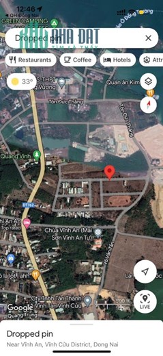 Cần bán lô đất mặt tiền đường nhựa Thị trấn Vĩnh An, Vĩnh Cửu Giá 890 triệu