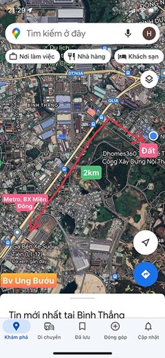 CHÍNH CHỦ – HẠ GIÁ- BÁN GẤP ĐẤT CÁCH TRẠM METRO – BẾN XE MIỀN ĐÔNG 2 PHÚT