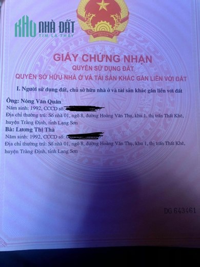 ^...^CHÍNH CHỦ CẦN BÁN LÔ ĐẤT ĐÃ CÓ NHÀ 2 TẦNG MỚI XÂY TẠI THÔN PHAI SÀO - XÃ TRI PHƯƠNG - HUYỆN