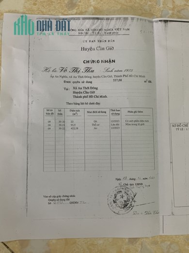 *** NHÀ VƯỜN TẠI XÃ AN THỚI ĐÔNG ĐƯỜNG TAM THÔN HIỆP, HUYỆN CẦN GIỜ ***