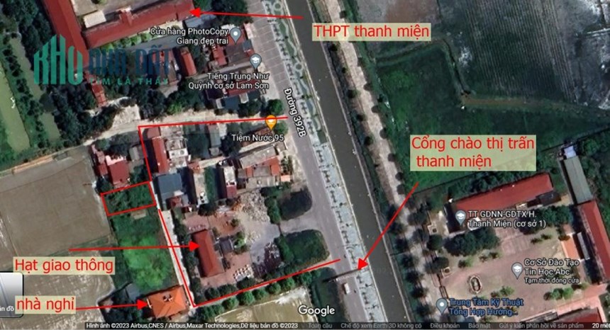 Đất tại Quán Khoang Lam Sơn Thanh Miện cạnh trường THPT Thanh Miện sau lưng hạt QLGT đường bộ