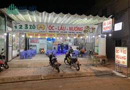 Quận 12  , Sang Quán Nhậu DT : 240 m2 ( 12m x 20m ) Gần Chợ , Sát Nhiều Kho Xưởng, Phòng