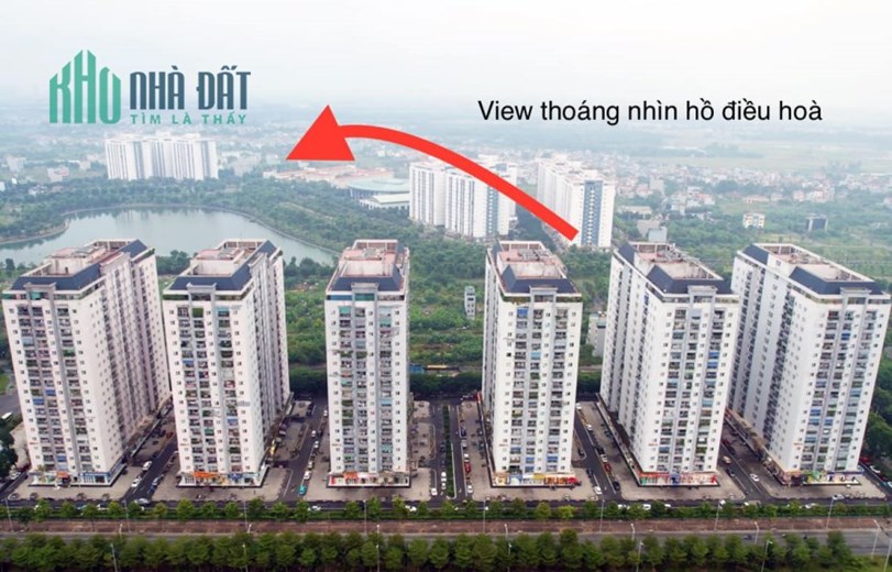 Căn hộ vip 72m2, view hồ, tầng trung, nội thất xịn , 2 ngủ ,2 wc giá 1,8ty tại Kđt Thanh Hà