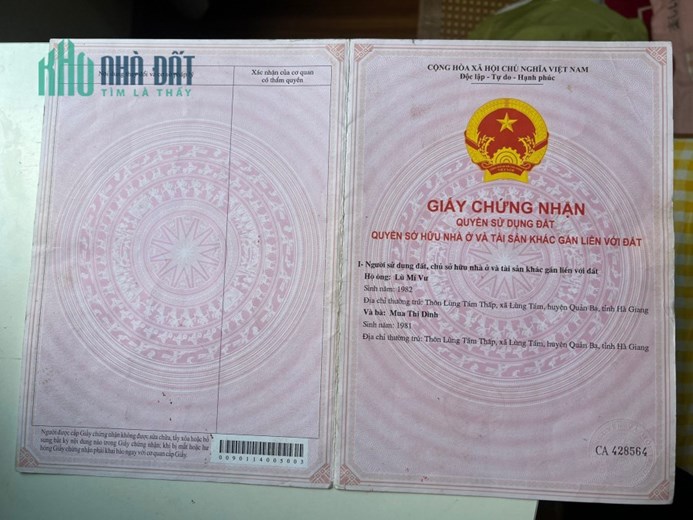 Bán MẢNH ĐẤT VIEW ĐẸP HÀ GIANG - SIÊU LỢI NHUẬN