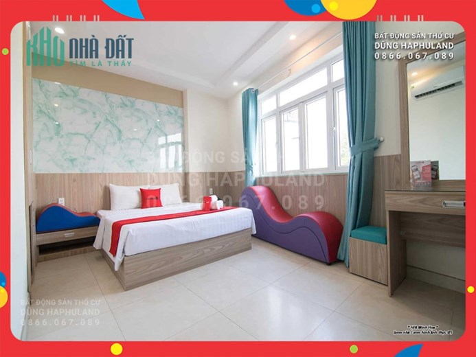 Q12. CHDV-KS 24P gần mặt tiền Lê Thị Riêng, thu nhập cao tới 90 triệu/tháng. 195m2, 6T (Hầm & T.Máy)
