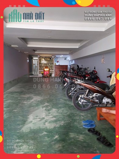 Q12. CHDV-KS 24P gần mặt tiền Lê Thị Riêng, thu nhập cao tới 90 triệu/tháng. 195m2, 6T (Hầm & T.Máy)
