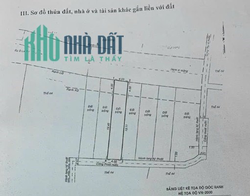 Bán lô đất hẻm 8m, 4x25m, Lê Đức Thọ, xung quanh toàn nhà phố đồng bộ chỉ 4.9 tỷ TL