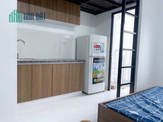 Cho Thuê CHDV đẹp 25m2 giá chỉ 3.5 - 3.9tr/th Kim Giang Hoàng Mai có ban công-pccc-thang máy