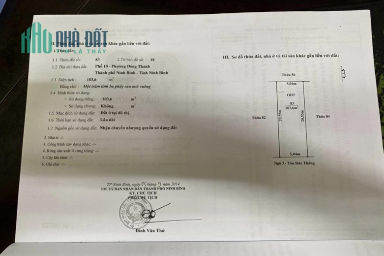 NHÀ VỊ TRÍ ĐẸP - GIÁ TỐT - Cần Bán Nhanh Căn Nhà 3,5 Tầng Tại Đông Thành - Ninh Bình