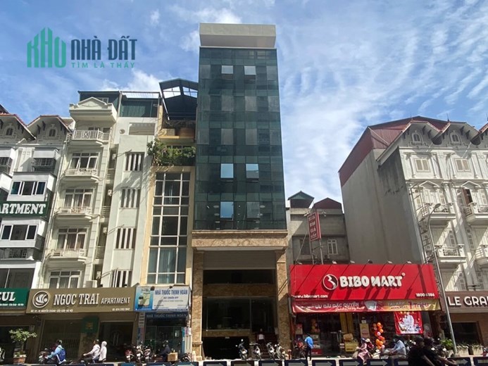 Bán tòa nhà VP 9 tầng mặt phố Nguyễn Chánh - Trần Duy Hưng Dt 120m2 Mt 7m. Giá 70 tỷ