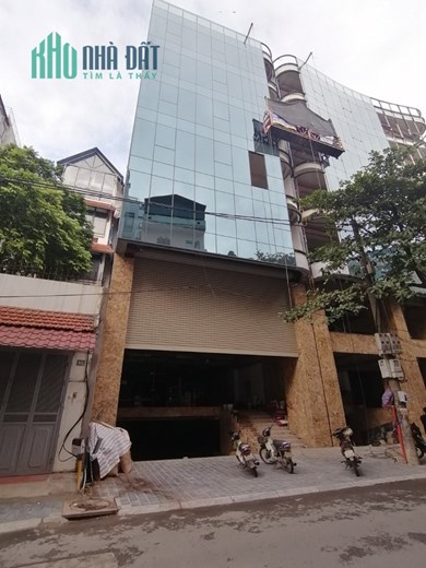Bán toà Văn Phòng mặt phố Hoàng Ngân Dt 220m2* 9 tầng Mt 10m. Giá 150 tỷ