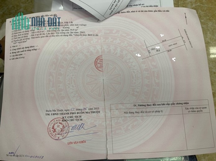 Bán nhà đẹp, hẻm cấp 1 Đỗ Nhuận, Tân Lợi, Tp Buôn Ma Thuột