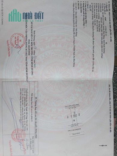 Chính chủ cần bán đất kdc Nam An, Bàu Báng, Bình Dương