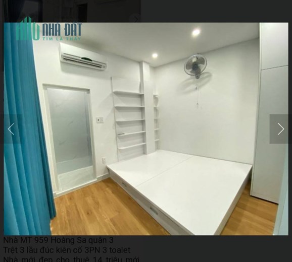 Nhà đẹp 4 tầng MTKD Hoàng Sa, Q3 - 18 tr/th