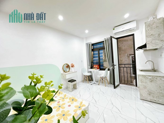CHO THUÊ PHÒNG TRỌ 25M2 CHỈ 3.5TR-4TR TẠI KIM GIANG HOÀNG MAI có ban công - pccc - full đồ. sạch