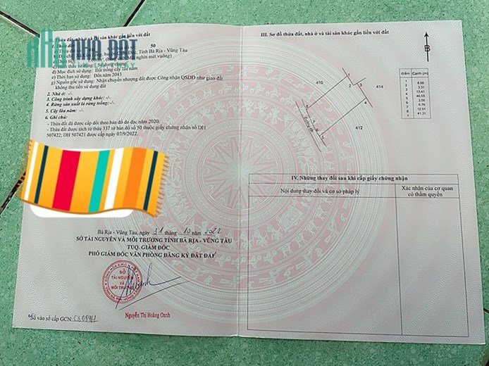 CHÍNH CHỦ BÁN ĐẤT MT SỔ HỒNG RIÊNG GIÁ RẺ DUY NHẤT TẠI CHÂU ĐỨC