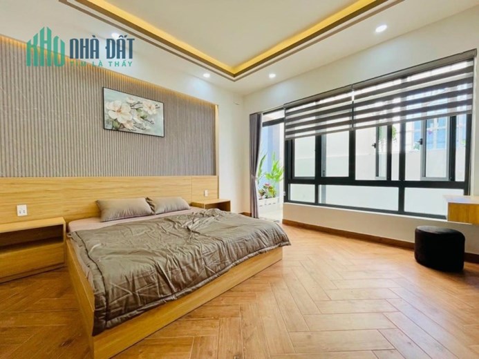 Bán nhà Lê Văn Thọ, gần mặt tiền, 4.4x15m, 3 tầng BTCT nhà mới chỉ 6 tỷ nhỉnh