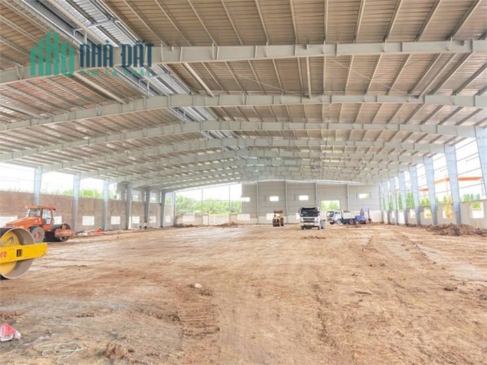 nhà xưởng sản xuất với diện tích, SX theo tiêu chuẩn QĐ KCN, hạ tầng hoàn thiện SX liền