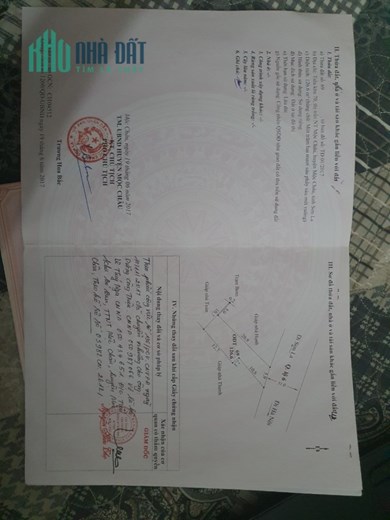 Bán gấp mảnh đất ở NT Mộc Châu