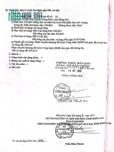 Cần Bán Căn Nhà và 9 Phòng Trọ Đang Kinh Doanh Thu Nhập Ổn Định Tại Xã Bắc Sơn - Huyện Trảng Bom