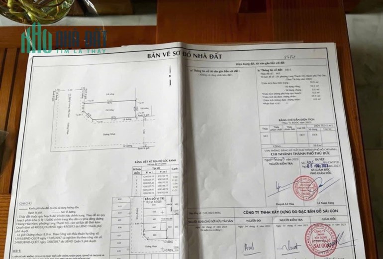 Cần bán lô đất Góc 2 mặt tiền Đường Hoàng Hữu Nam-Phường Long Thạnh Mỹ- Quận 9