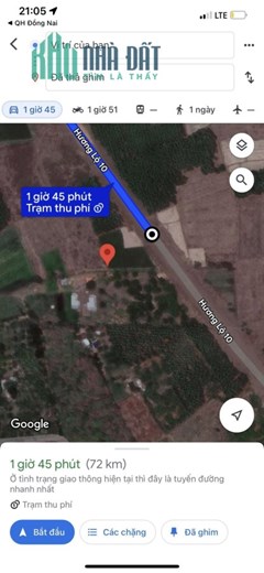 Bán Đất Mặt Tiền Hương Lộ 10, Sông Nhạn, Cẩm Mỹ, Đồng Nai