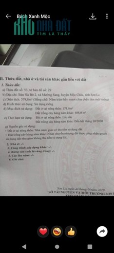 Cần bán gấp mảnh đất có vị trí cực đẹp nằm tại trung tâm Mộc Châu