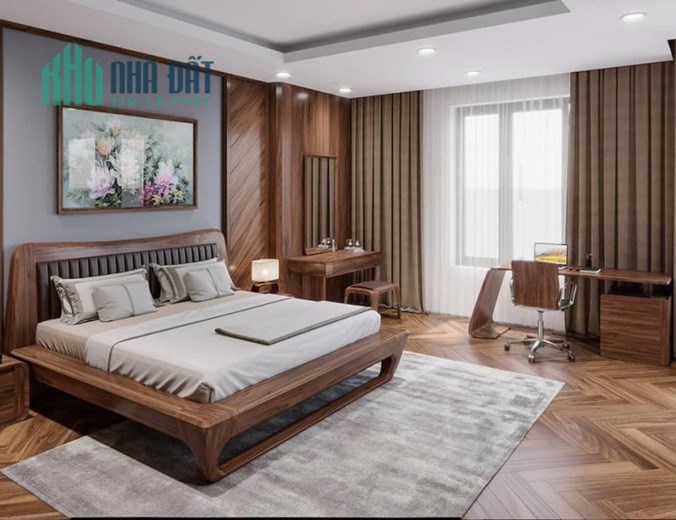 NHÀ MỚI 6 TẦNG - MẶT NGÕ TO NGUYỄN VĂN CỪ - CÁCH 50M RA MẶT PHỐ -  THANG MÁY  -  GARA 2 Ô TÔ -