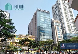 BÁN TÒA NHÀ ĐƯỜNG ĐÔI NGUYỄN PHONG SẮC 100M2, 9T, MT 7M, HÈ 5M, KD ĐỈNH.