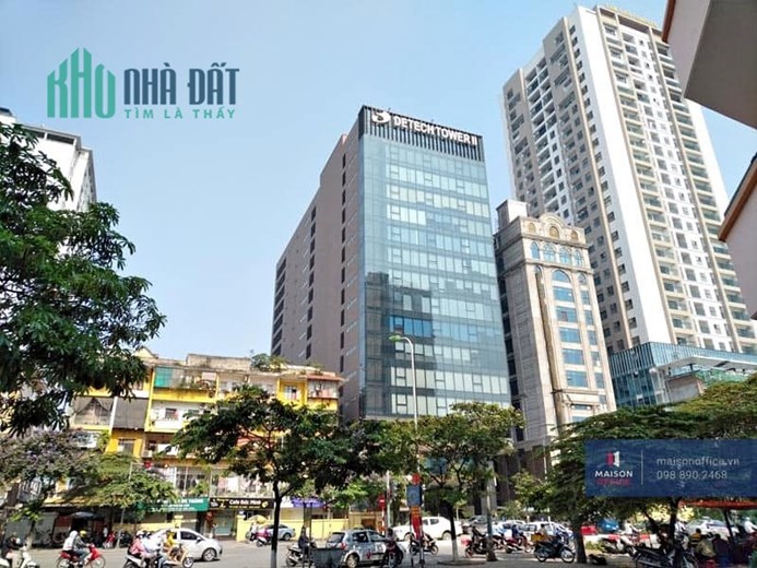 BÁN TÒA NHÀ ĐƯỜNG ĐÔI NGUYỄN PHONG SẮC 100M2, 9T, MT 7M, HÈ 5M, KD ĐỈNH.