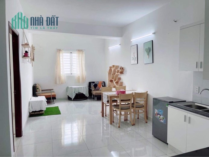Nhà vừa sơn mới căn góc 62m2 chung cư Cường Thuận 6tr