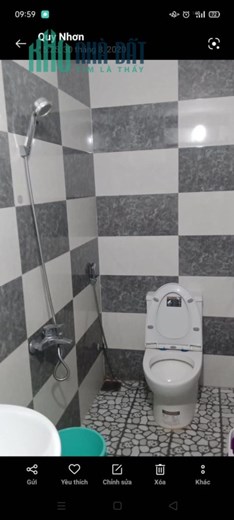 Bán Nhà Hẻm Trần Huy Liệu P. Thị Nại Quy Nhơn , 57,4m2 , 4 Mê , Giá 3 Tỷ 700Tr
