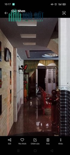 Bán Nhà Hẻm Trần Huy Liệu P. Thị Nại Quy Nhơn , 57,4m2 , 4 Mê , Giá 3 Tỷ 700Tr