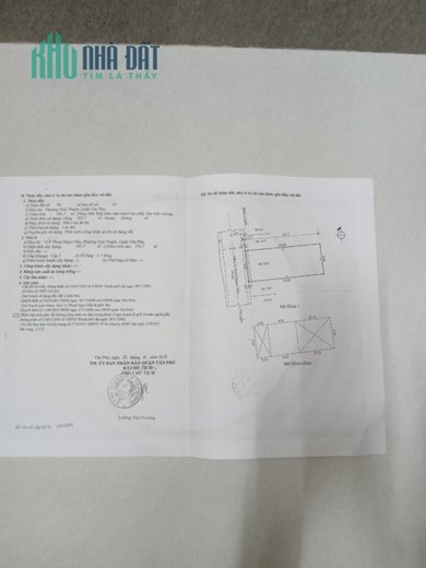 NHÀ ĐẸP - GIÁ TỐT - CHÍNH CHỦ Cần Bán Nhà Vị Trí Đẹp Tại Hòa Thạnh, Tân Phú