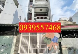 Nhà riêng 66m2, 4 tầng – HXH, Huỳnh Văn Nghệ, P.15, Tân Bình -- 6.8 tỷ