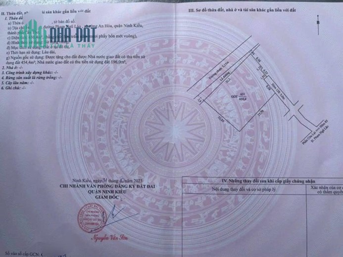 ĐẤT ĐẸP - GIÁ TỐT - CHÍNH CHỦ Cần Bán Lô Đất Tại TRUNG TÂM THÀNH PHỐ CẦN THƠ