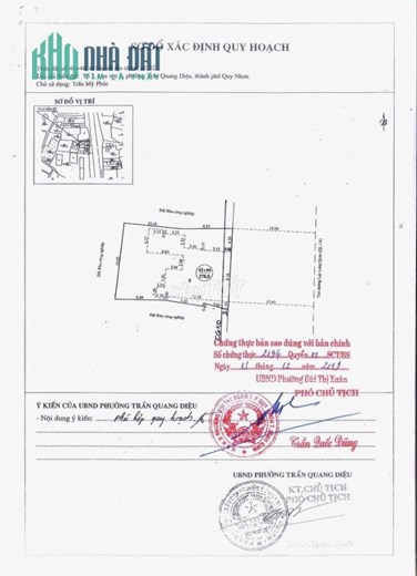 CHÍNH CHỦ CẦN BÁN NHÀ ĐẤT Mặt tiền Quốc lộ 1A gần 2 ngã ba Đường Lạc Long Quân, TP Quy Nhơn