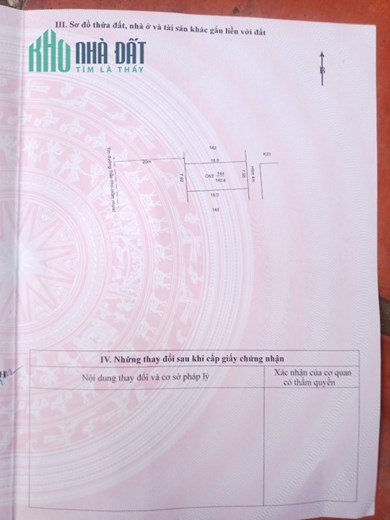 Cần Bán Lô Đất Mặt Tiền Vị Trí Đẹp Tại Xã Trường Tây - Thị Xã Hoà Thành
