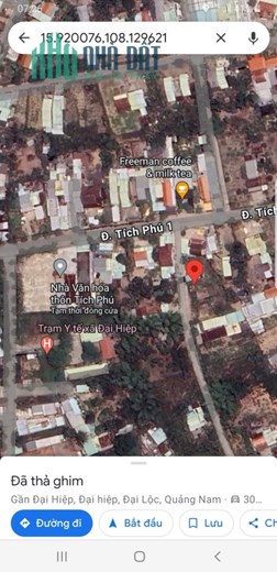 Bán 120m2 đất thổ cư Huyện Đại Lộc, Quảng Nam SHR 950tr. Lh:0988388001