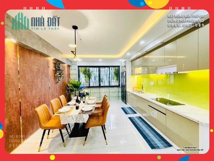 GV. Nhà 2 mặt đường 6M gần Lotte Mart / Cityland Park Hills. 95m2, 4T.