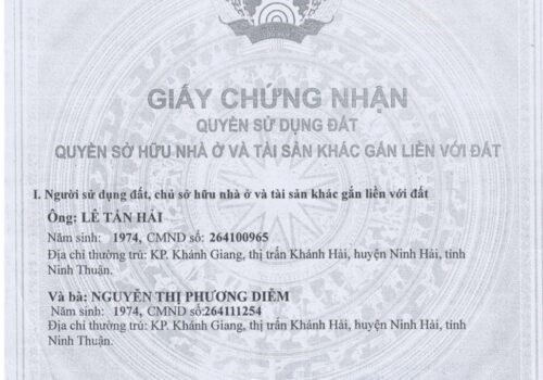 Cần bán gấp thửa đất tại: Thôn Tri Thủy, Xã Tri Hải, Huyện Ninh Hải, Tỉnh Ninh Thuận