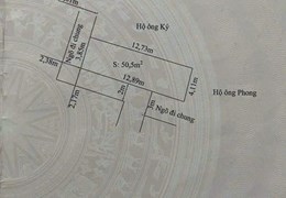 Bán đất lô góc ngõ 33 Kiều Sơn, diện tích 51m GIÁ 2.2 tỉ, ô.tô đỗ cửa